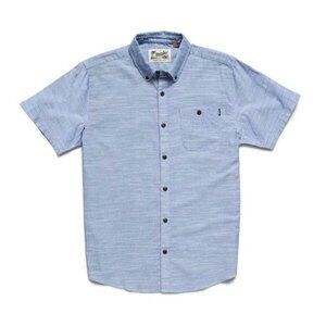 Howler Brothers Mansfield Shirt in Bahama Blue Chambray Size Medium
